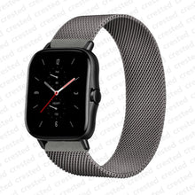 Load image into Gallery viewer, 20mm/22mm Magnetic band For Amazfit GTS/2/2e/GTS2 Mini/GTR 42mm/47mm/GTR2/2e/stratos 2/3 Metal Watch Bracelet Amazfit bip strap