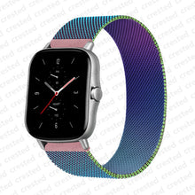 Load image into Gallery viewer, 20mm/22mm Magnetic band For Amazfit GTS/2/2e/GTS2 Mini/GTR 42mm/47mm/GTR2/2e/stratos 2/3 Metal Watch Bracelet Amazfit bip strap