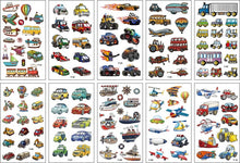 Load image into Gallery viewer, 10 Sheets/Set Children Cute Cartoon Unicorn Temporary Tattoo Stickers Baby Shower Kids Body Makeup Sticker Tattoos Football