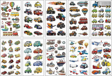 Load image into Gallery viewer, 10 Sheets/Set Children Cute Cartoon Unicorn Temporary Tattoo Stickers Baby Shower Kids Body Makeup Sticker Tattoos Football