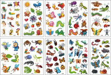 Load image into Gallery viewer, 10 Sheets/Set Children Cute Cartoon Unicorn Temporary Tattoo Stickers Baby Shower Kids Body Makeup Sticker Tattoos Football