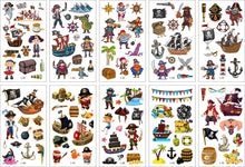 Load image into Gallery viewer, 10 Sheets/Set Children Cute Cartoon Unicorn Temporary Tattoo Stickers Baby Shower Kids Body Makeup Sticker Tattoos Football