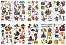 Load image into Gallery viewer, 10 Sheets/Set Children Cute Cartoon Unicorn Temporary Tattoo Stickers Baby Shower Kids Body Makeup Sticker Tattoos Football
