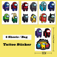 Load image into Gallery viewer, 10 Sheets/Set Children Cute Cartoon Unicorn Temporary Tattoo Stickers Baby Shower Kids Body Makeup Sticker Tattoos Football