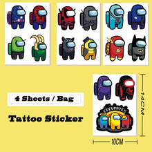 Load image into Gallery viewer, 10 Sheets/Set Children Cute Cartoon Unicorn Temporary Tattoo Stickers Baby Shower Kids Body Makeup Sticker Tattoos Football