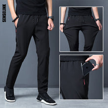 Load image into Gallery viewer, 2021 New Men Pants Joggers Fitness Casual Fleece Outdoor Sweatpants Breathable Slim Elasticity Trouser Plus Size Men Pants
