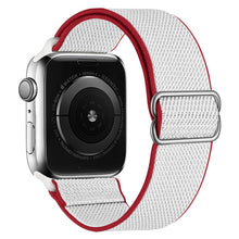 Load image into Gallery viewer, Solo Loop Nylon Strap for Apple watch band 44mm 40mm 38mm 42mm Adjustable Elastic Scrunchie bracelet correa iWatch 6 se 5 4 3 2