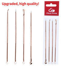 Load image into Gallery viewer, 4PCS Acne Blackhead Comedone Black Spot Pimple Blemish Remover Skin Care Women Beauty Acne Treatment Pore Cleanser Needle Hook