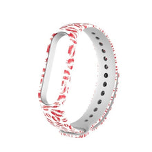 Load image into Gallery viewer, Sport Strap For Xiaomi Mi Band 3 4 5 6 Silicone Wristband Replace Mi band 4 Graffiti style Bracelet For Mi Band 6 band 5 straps