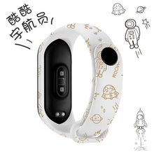 Load image into Gallery viewer, Sport Strap For Xiaomi Mi Band 3 4 5 6 Silicone Wristband Replace Mi band 4 Graffiti style Bracelet For Mi Band 6 band 5 straps