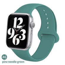 Load image into Gallery viewer, Silicone Strap For Apple Watch band 6 44mm 42mm 40mm 38mm Smart rubber watchband bracelet iWatch band for Series 6 SE 5 4 3 2 se