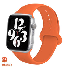 Load image into Gallery viewer, Silicone Strap For Apple Watch band 6 44mm 42mm 40mm 38mm Smart rubber watchband bracelet iWatch band for Series 6 SE 5 4 3 2 se