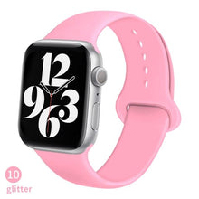 Load image into Gallery viewer, Silicone Strap For Apple Watch band 6 44mm 42mm 40mm 38mm Smart rubber watchband bracelet iWatch band for Series 6 SE 5 4 3 2 se