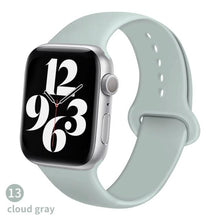 Load image into Gallery viewer, Silicone Strap For Apple Watch band 6 44mm 42mm 40mm 38mm Smart rubber watchband bracelet iWatch band for Series 6 SE 5 4 3 2 se