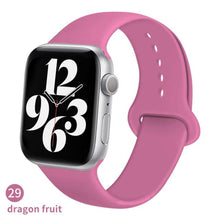 Load image into Gallery viewer, Silicone Strap For Apple Watch band 6 44mm 42mm 40mm 38mm Smart rubber watchband bracelet iWatch band for Series 6 SE 5 4 3 2 se