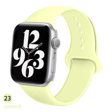 Load image into Gallery viewer, Silicone Strap For Apple Watch band 6 44mm 42mm 40mm 38mm Smart rubber watchband bracelet iWatch band for Series 6 SE 5 4 3 2 se