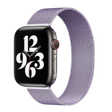 Load image into Gallery viewer, Metal Strap For Apple watch band 44mm 40mm iWatch Series 42mm 38mm stainless steel bracelet magnetic loop Apple watch 345 6 7 se
