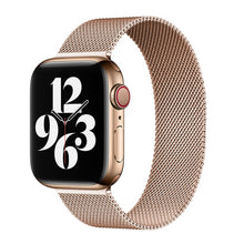 Load image into Gallery viewer, Metal Strap For Apple watch band 44mm 40mm iWatch Series 42mm 38mm stainless steel bracelet magnetic loop Apple watch 345 6 7 se