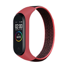 Load image into Gallery viewer, Nylon loop for xiaomi mi band 4 3 strap Sport Bracelet smartwatch Belt pulsera correa xiaomi strap Wristband for Miband 6 5 band
