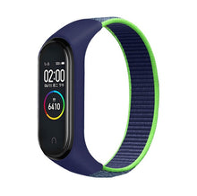 Load image into Gallery viewer, Nylon loop for xiaomi mi band 4 3 strap Sport Bracelet smartwatch Belt pulsera correa xiaomi strap Wristband for Miband 6 5 band