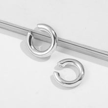 Load image into Gallery viewer, Punk Rock Gold Color Clip Earrings No Piercing Trendy Link Chain Earcuffs Statement Cartilage Earrings for Women Party Jewelry