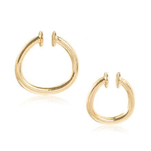 Load image into Gallery viewer, Punk Rock Gold Color Clip Earrings No Piercing Trendy Link Chain Earcuffs Statement Cartilage Earrings for Women Party Jewelry