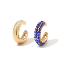 Load image into Gallery viewer, Punk Rock Gold Color Clip Earrings No Piercing Trendy Link Chain Earcuffs Statement Cartilage Earrings for Women Party Jewelry