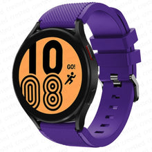 Load image into Gallery viewer, 20mm 22mm Band for Samsung Galaxy Watch 4/Classic/3/46mm/42mm/active 2 Gear s3 /S2 silicone bracelet Huawei GT/2/GT2 Pro strap