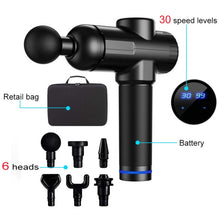 Load image into Gallery viewer, LCD Electric massage Fascia Gun Slimming Body Muscle Relaxation for Neck back foot leg shoulder Massager massage Gun percussion