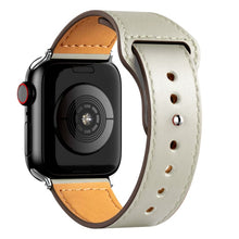 Load image into Gallery viewer, Leather strap For Apple watch band 44mm 40mm 42mm 38mm 44 mm Smartwatch Accessories wristband bracelet iWatch 3 4 5 SE 6 7