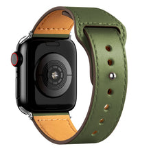 Load image into Gallery viewer, Leather strap For Apple watch band 44mm 40mm 42mm 38mm 44 mm Smartwatch Accessories wristband bracelet iWatch 3 4 5 SE 6 7