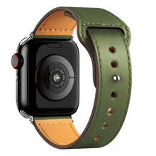 Load image into Gallery viewer, Leather strap For Apple watch band 44mm 40mm 42mm 38mm 44 mm Smartwatch Accessories wristband bracelet iWatch 3 4 5 SE 6 7