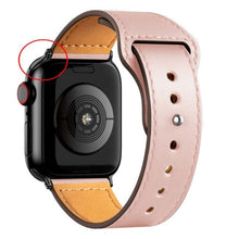 Load image into Gallery viewer, Leather strap For Apple watch band 44mm 40mm 42mm 38mm 44 mm Smartwatch Accessories wristband bracelet iWatch 3 4 5 SE 6 7