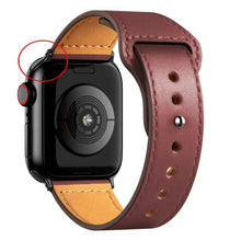 Load image into Gallery viewer, Leather strap For Apple watch band 44mm 40mm 42mm 38mm 44 mm Smartwatch Accessories wristband bracelet iWatch 3 4 5 SE 6 7
