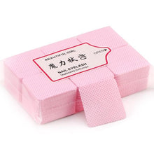 Load image into Gallery viewer, Lint-Free Paper Cotton Wipes Eyelash Glue Remover wipe the mouth of the glue bottle prevent clogging glue Cleaner Pads-12
