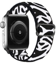 Load image into Gallery viewer, Scrunchie Strap for Apple watch band 44mm 40mm 45mm 41mm 38mm 42mm Elastic Nylon solo Loop bracelet iWatch series 3 4 5 6 se 7