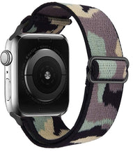 Load image into Gallery viewer, Scrunchie Strap for Apple watch band 44mm 40mm 45mm 41mm 38mm 42mm Elastic Nylon solo Loop bracelet iWatch series 3 4 5 6 se 7