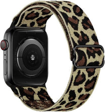 Load image into Gallery viewer, Scrunchie Strap for Apple watch band 44mm 40mm 45mm 41mm 38mm 42mm Elastic Nylon solo Loop bracelet iWatch series 3 4 5 6 se 7