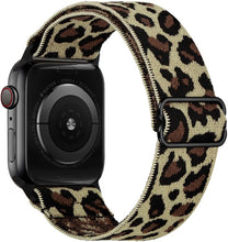Load image into Gallery viewer, Scrunchie Strap for Apple watch band 44mm 40mm 45mm 41mm 38mm 42mm Elastic Nylon solo Loop bracelet iWatch series 3 4 5 6 se 7