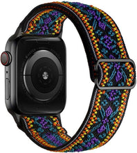 Load image into Gallery viewer, Scrunchie Strap for Apple watch band 44mm 40mm 45mm 41mm 38mm 42mm Elastic Nylon solo Loop bracelet iWatch series 3 4 5 6 se 7