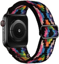Load image into Gallery viewer, Scrunchie Strap for Apple watch band 44mm 40mm 45mm 41mm 38mm 42mm Elastic Nylon solo Loop bracelet iWatch series 3 4 5 6 se 7