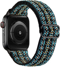 Load image into Gallery viewer, Scrunchie Strap for Apple watch band 44mm 40mm 45mm 41mm 38mm 42mm Elastic Nylon solo Loop bracelet iWatch series 3 4 5 6 se 7