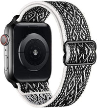 Load image into Gallery viewer, Scrunchie Strap for Apple watch band 44mm 40mm 45mm 41mm 38mm 42mm Elastic Nylon solo Loop bracelet iWatch series 3 4 5 6 se 7