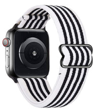 Load image into Gallery viewer, Scrunchie Strap for Apple watch band 44mm 40mm 45mm 41mm 38mm 42mm Elastic Nylon solo Loop bracelet iWatch series 3 4 5 6 se 7
