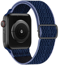 Load image into Gallery viewer, Scrunchie Strap for Apple watch band 44mm 40mm 45mm 41mm 38mm 42mm Elastic Nylon solo Loop bracelet iWatch series 3 4 5 6 se 7