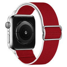 Load image into Gallery viewer, Scrunchie Strap for Apple watch band 44mm 40mm 45mm 41mm 38mm 42mm Elastic Nylon solo Loop bracelet iWatch series 3 4 5 6 se 7