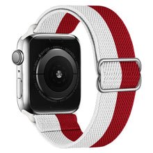 Load image into Gallery viewer, Scrunchie Strap for Apple watch band 44mm 40mm 45mm 41mm 38mm 42mm Elastic Nylon solo Loop bracelet iWatch series 3 4 5 6 se 7