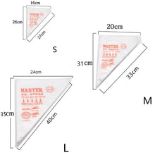Load image into Gallery viewer, 100 PCS Disposable Pastry Bag S/M/L Confectionery Bags Cake Cream Icing Fondant Decorating Kitchen Baking Piping Bag Tools