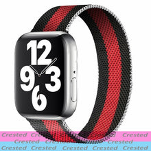 Load image into Gallery viewer, Strap For Apple watch band 44mm 40mm 38mm 42mm metal Magnetic Loop correa Accessories bracelet iWatch serie 4 3 SE 6 7 45mm 41mm