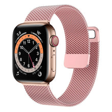 Load image into Gallery viewer, Strap For Apple watch Band 44mm 40mm 38mm 42mm Accessories Magnetic Loop smartwatch bracelet iWatch serie 3 4 5 6 se 7 45mm 41mm
